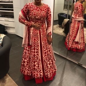 Custom embellished Indian gown